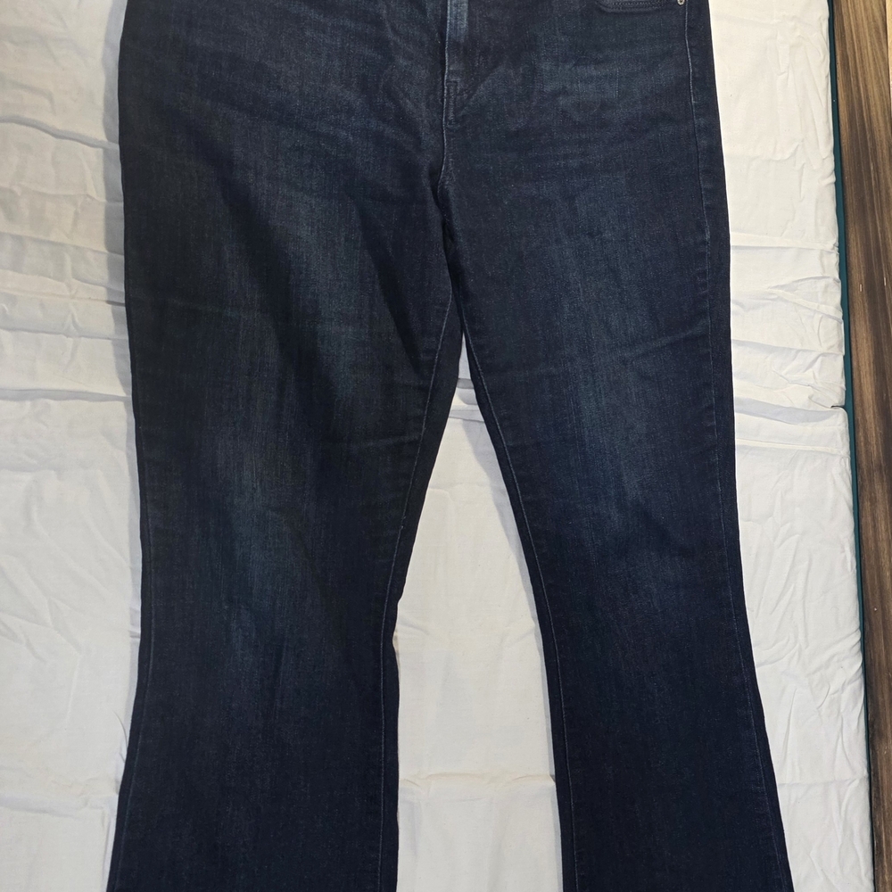 Signature by Levi Strauss Dark Blue Boot Cut Jeans
